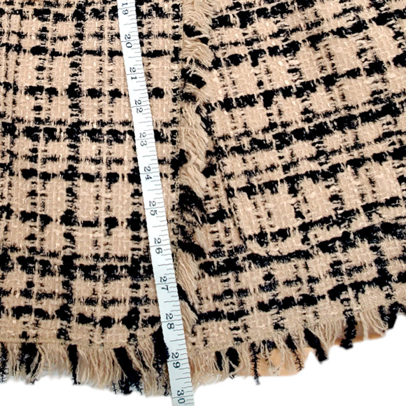 kate spade Beige and Black Tweed Fringed Blazer - Picture 11 of 11